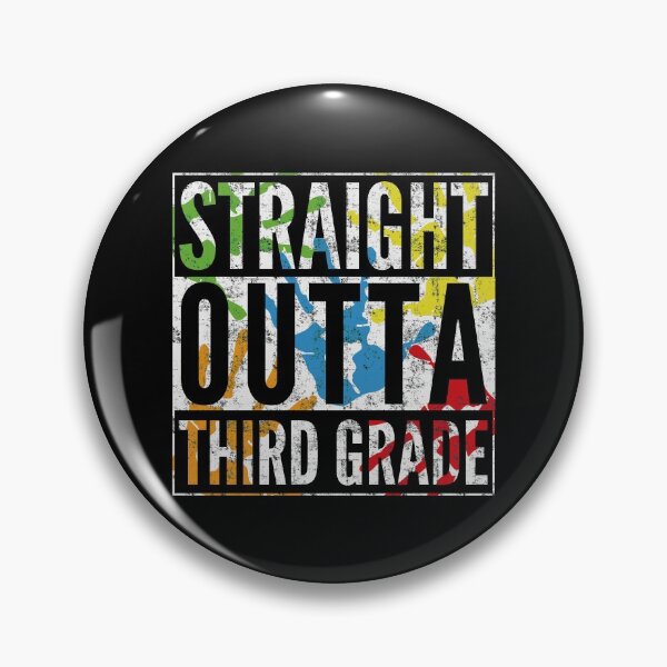 Item preview, Straight Outta Third Grade Hand Painted Graduation Design designed and sold by modernfamgear.