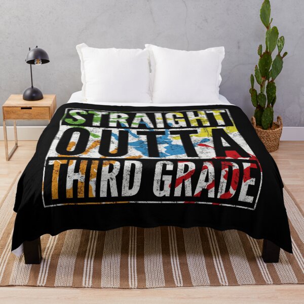 Item preview, Straight Outta Third Grade Hand Painted Graduation Design designed and sold by modernfamgear.