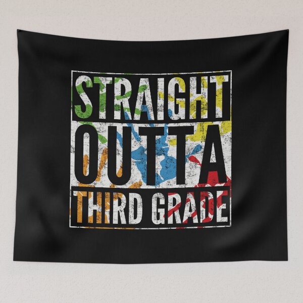 Item preview, Straight Outta Third Grade Hand Painted Graduation Design designed and sold by modernfamgear.