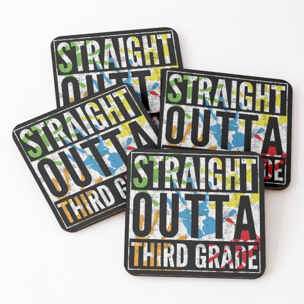 Item preview, Straight Outta Third Grade Hand Painted Graduation Design designed and sold by modernfamgear.
