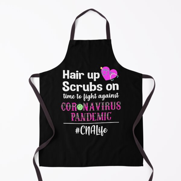 Item preview, CNA - Fight Against Coros Pandemic Hair UP Scrubs A TIEMPO para Light Against CORO Pandemic designed and sold by Joshua Don Skunca.