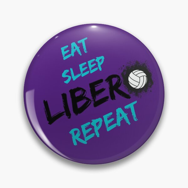 Item preview, Eat Sleep Libero Repeat Volleyball  designed and sold by Taleahsdesigns.