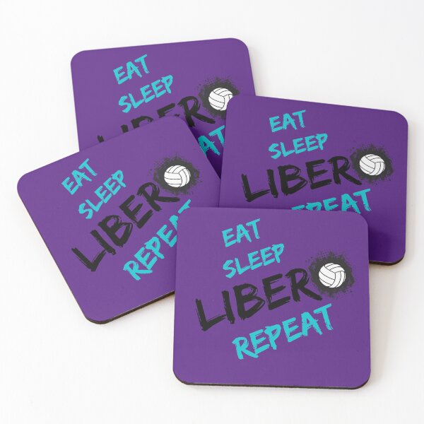 Item preview, Eat Sleep Libero Repeat Volleyball  designed and sold by Taleahsdesigns.