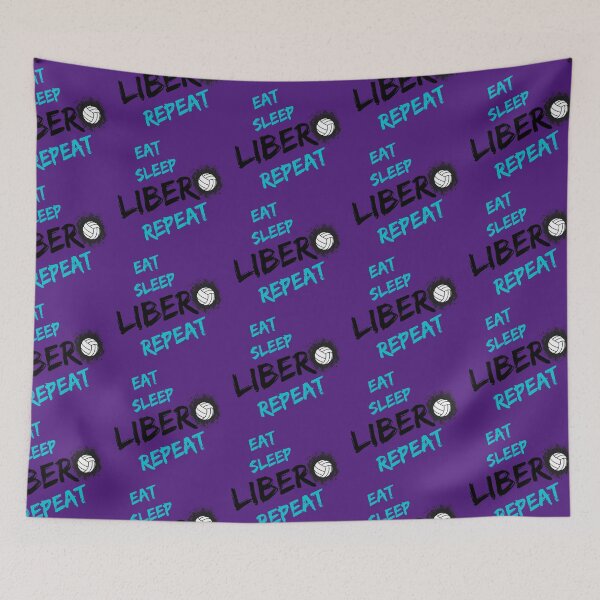 Item preview, Eat Sleep Libero Repeat Volleyball  designed and sold by Taleahsdesigns.
