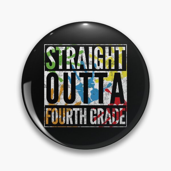 Item preview, Straight Outta Fourth Grade Hand Painted Graduation Design designed and sold by modernfamgear.
