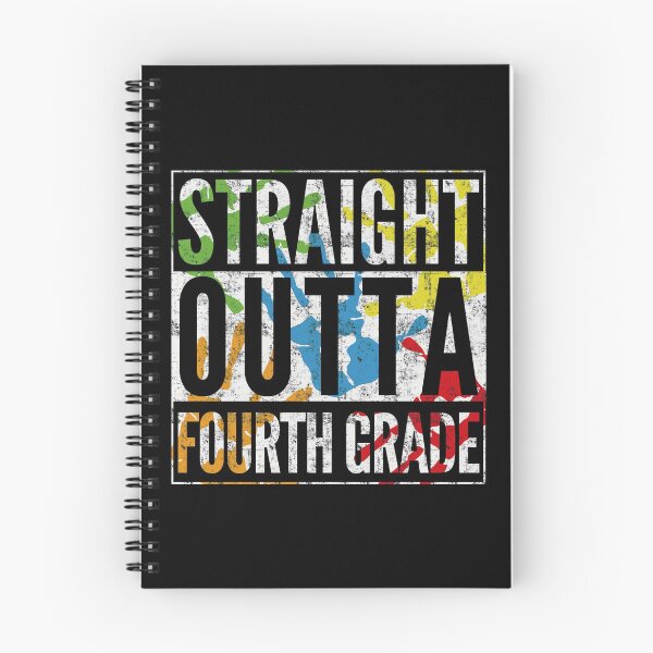 Item preview, Straight Outta Fourth Grade Hand Painted Graduation Design designed and sold by modernfamgear.