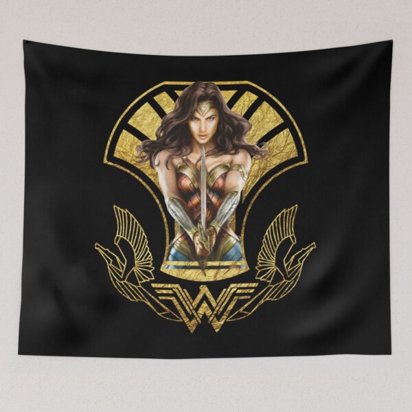 Item preview, Wonder. W.o.m.a.n. With Sword Gold Logo designed and sold by wondergifts.