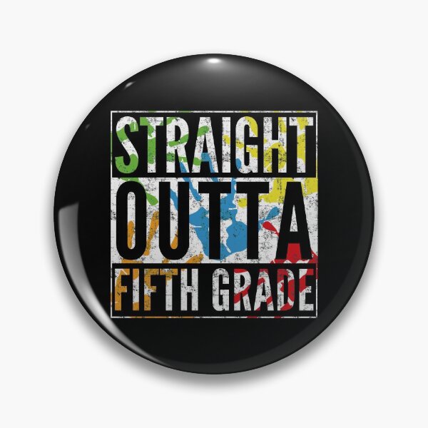 Item preview, Straight Outta Fifth Grade Hand Painted Graduation Design designed and sold by modernfamgear.