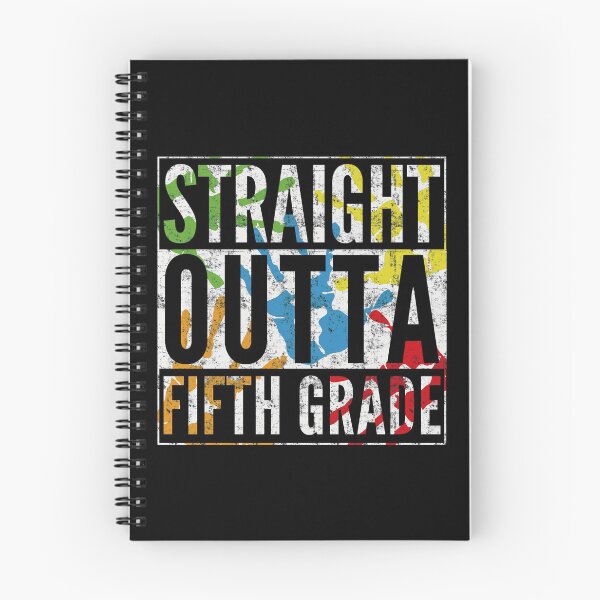 Item preview, Straight Outta Fifth Grade Hand Painted Graduation Design designed and sold by modernfamgear.