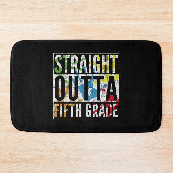 Item preview, Straight Outta Fifth Grade Hand Painted Graduation Design designed and sold by modernfamgear.