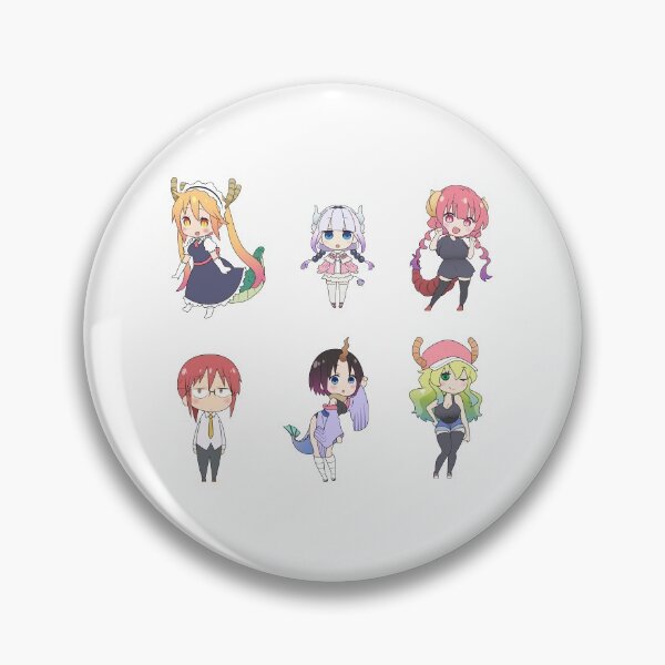 Item preview, Kobayashi-san Chi no Maid Dragon Chibis designed and sold by ChibiCheems.