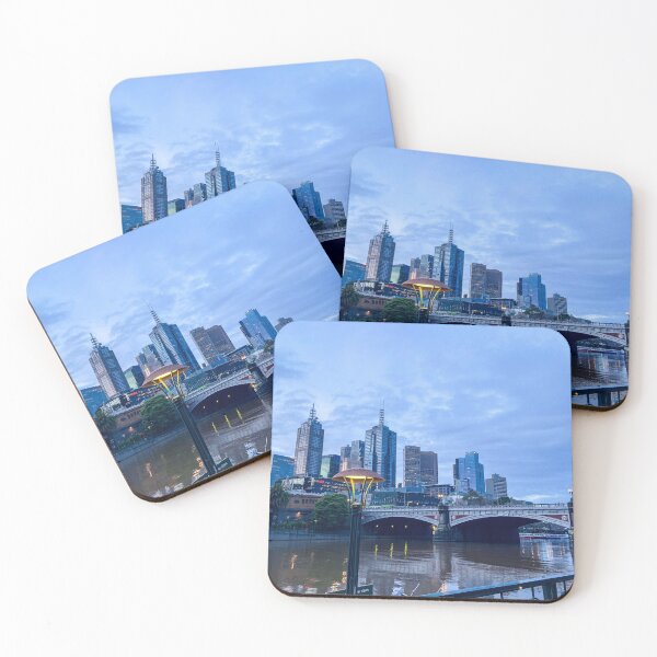 Item preview, Melbourne City Australia City View Skyline Financial street designed and sold by Morgan T Park.