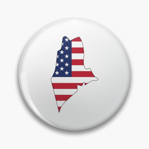 Item preview, American Flag Maine designed and sold by OlivDesignsCo.