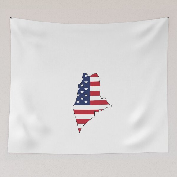 Item preview, American Flag Maine designed and sold by OlivDesignsCo.
