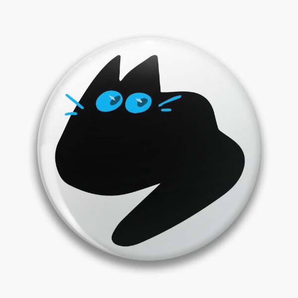 Item preview, Black Cat Blue Eyes designed and sold by MiscibilityArt.