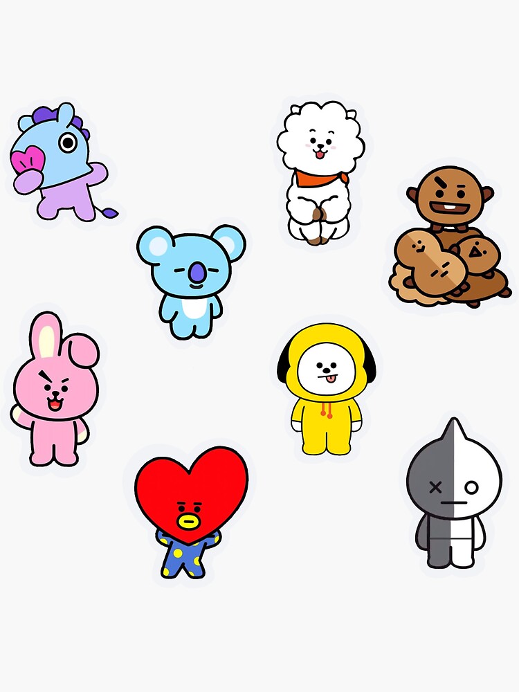 BT21 Characters | Sticker