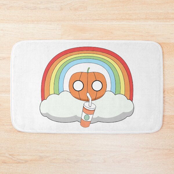 Item preview, Cute pumpkin drinking coffee designed and sold by Zilch-o.