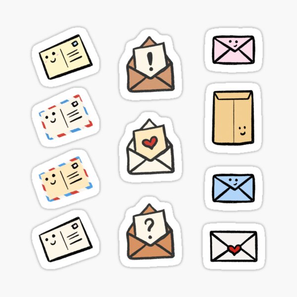 NEW JEANS MAIL STICKERS, KPOP MAIL STICKERS