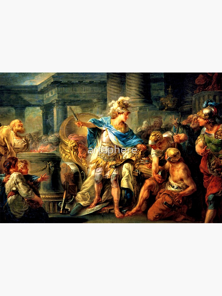 "Alexander the Great, Gordian Knot" Sticker for Sale by artsphere