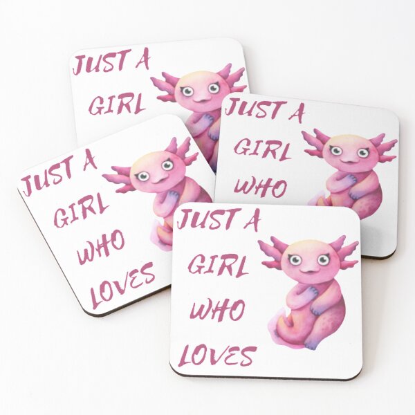 Item preview, Just A Girl who loves Axolotl designed and sold by IshitaPoint.