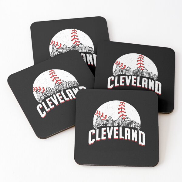 Item preview, Cleveland Baseball Cityscape Skyline Retro Fan designed and sold by Dressed For  Duty.