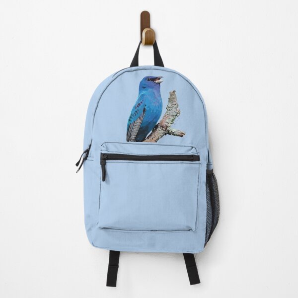 Item preview, Hark Bluebird of Happiness No. 3 Indigo Bunting Art designed and sold by teenugs.