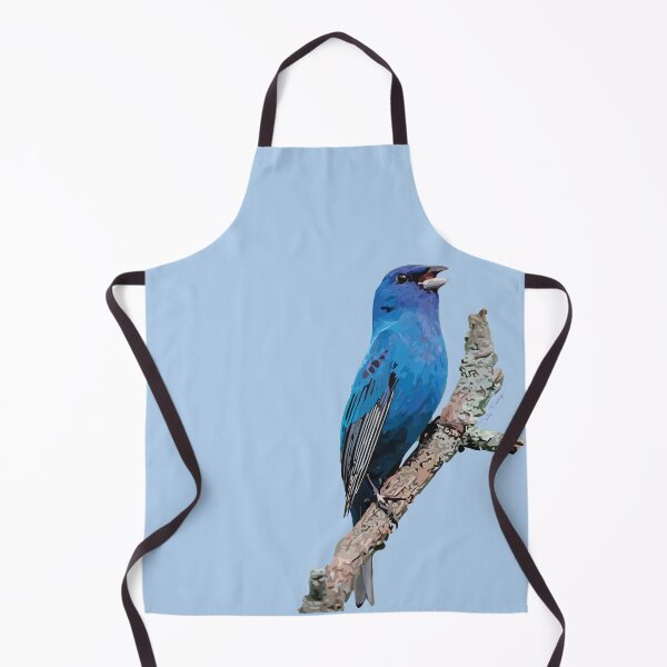 Item preview, Hark Bluebird of Happiness No. 3 Indigo Bunting Art designed and sold by teenugs.