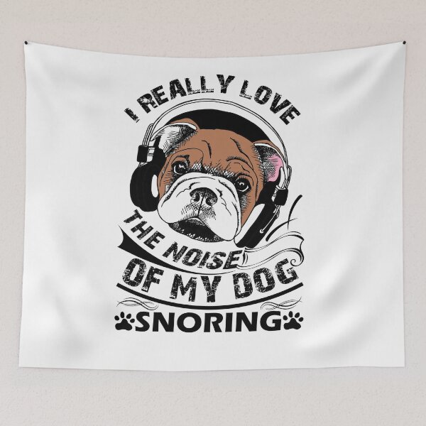 Item preview, I really love the noi of my dog snoring designed and sold by ParaStickers.