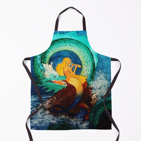 Item preview, Dragon Mermaid designed and sold by LataArtStudio.