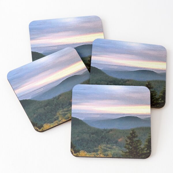Item preview, San Juan Islands from Mount Constitution on Orcas Island designed and sold by SeaChangeDesign.