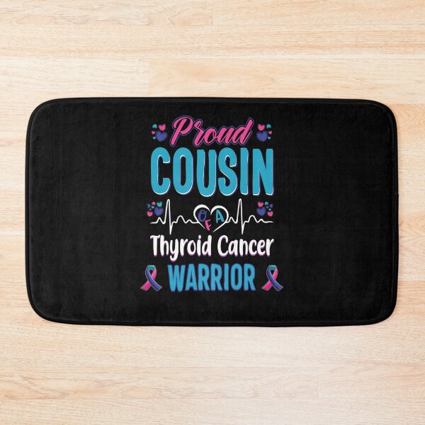 Item preview, Proud Cousin Thyroid Cancer Warrior Awareness Ribbon designed and sold by TaraRMartinez.
