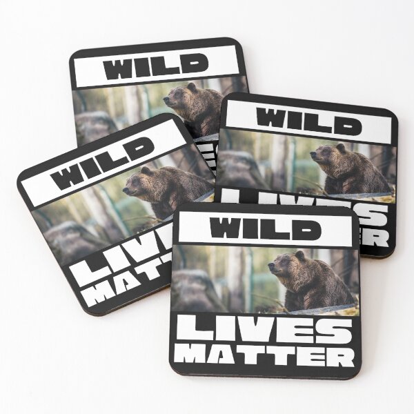 Item preview, Wild Lives Matter. This design helps all wildlife advocates show their support. (grizzly) designed and sold by Gilby-Designs.