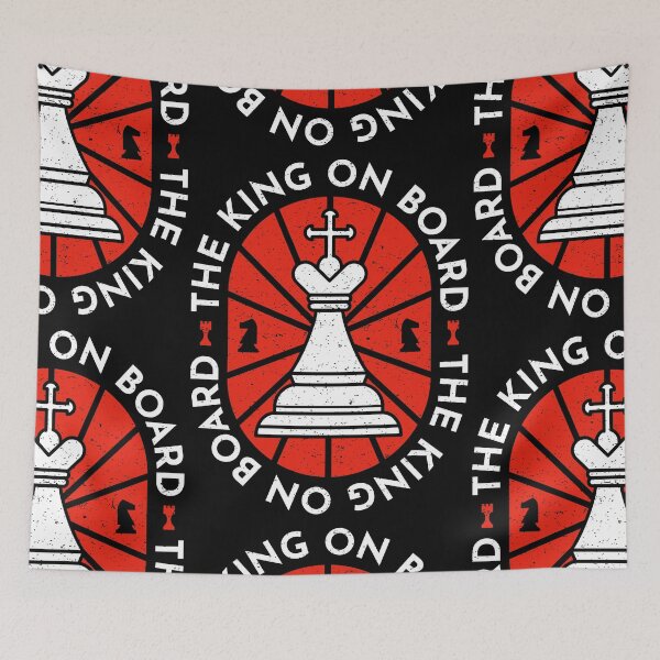 Item preview, The King on Board - Chess Player Quotes - Gambit Game Check Mate designed and sold by Ranggasme.