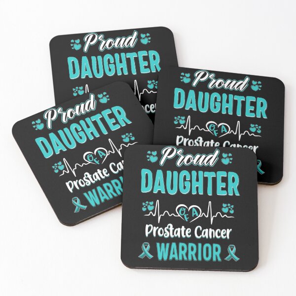 Item preview, Proud Daughter Prostate Cancer Warrior Awareness Ribbon Blue designed and sold by TaraRMartinez.