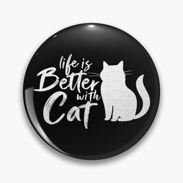 Item preview, life is better with cat - cat lover designed and sold by DahiyaTees.