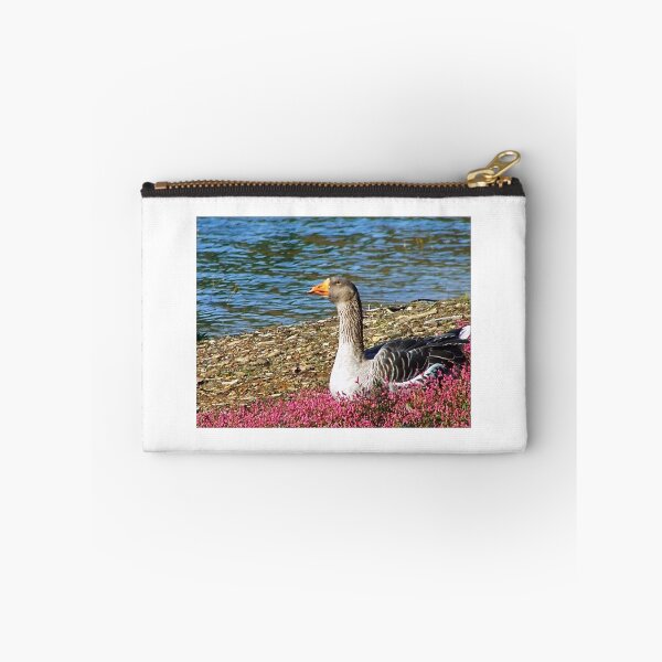 Item preview, Goose relaxing in the flowers designed and sold by Susan Blevins.