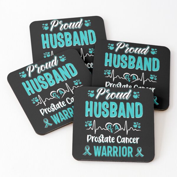 Item preview, Proud Husband Prostate Cancer Warrior Awareness Ribbon Blue designed and sold by TaraRMartinez.