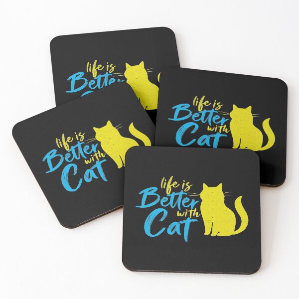 Item preview, life is better with cat - cat lover designed and sold by DahiyaTees.