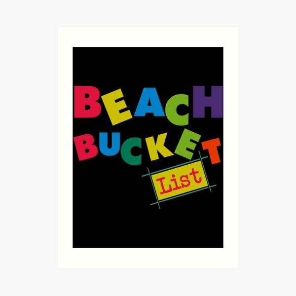 The Kissing Booth 3 Beach Bucket Tkb3 Perfect T Kissing Booth Git Art Print For Sale By 