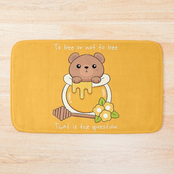 Item preview, Bear "To bee or not to bee, that is the question" designed and sold by CervantesArte20.