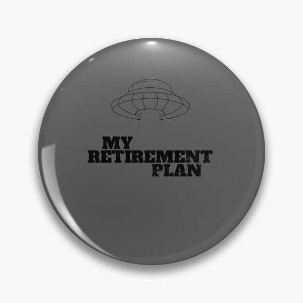 Item preview, Retirment Plan = Entering a UFO Funny Retro Alien designed and sold by MoTeesMo.
