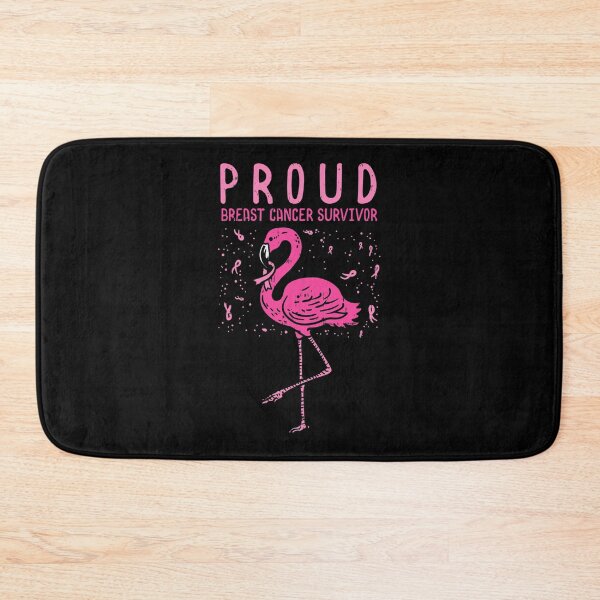 Item preview, Proud Survivor Flamingo Pink Breast Cancer Awareness designed and sold by TaraRMartinez.