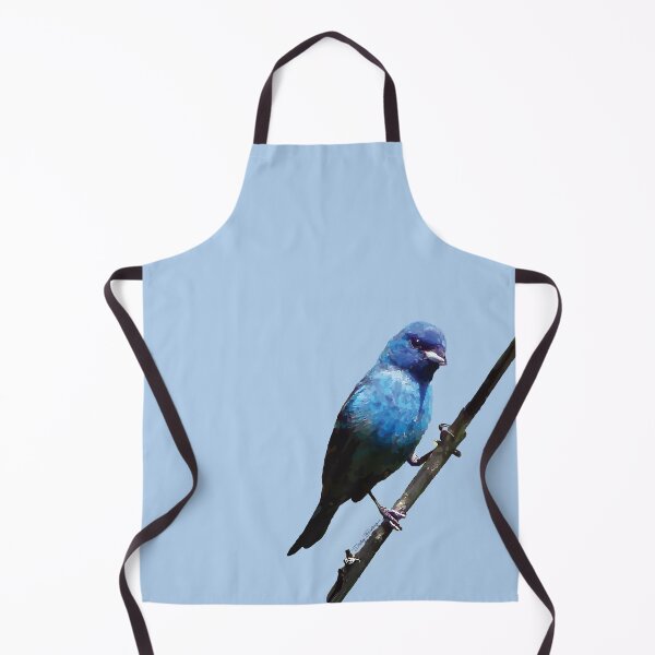 Item preview, Curiosity Bluebird of Happiness No. 1 Indigo Bunting Art designed and sold by teenugs.