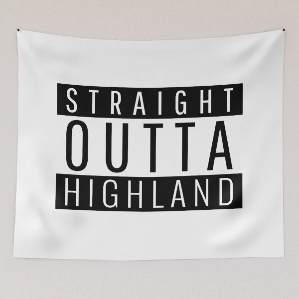 Item preview, Straight Outta Highland  designed and sold by Teelogic.
