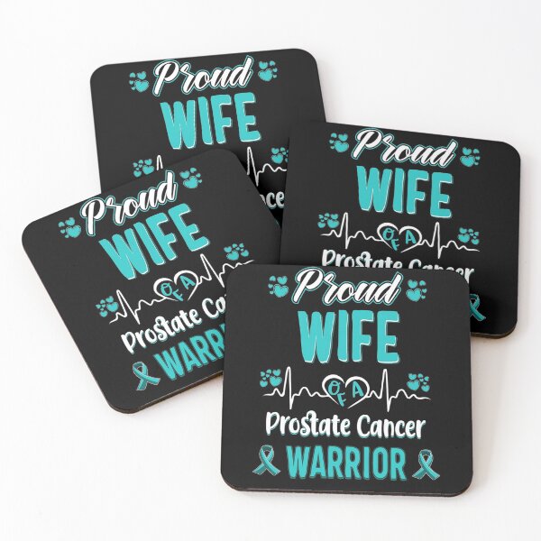 Item preview, Proud Wife Prostate Cancer Warrior Awareness Ribbon Blue designed and sold by TaraRMartinez.