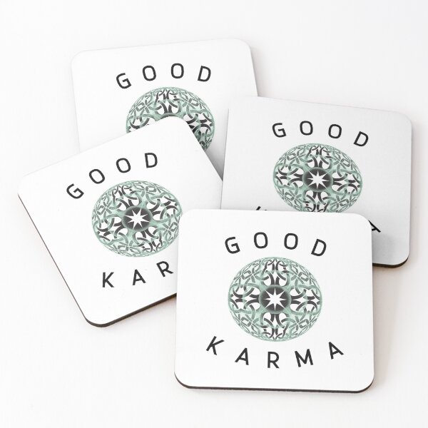 Item preview, Good Karma Green Endless Knot Design  designed and sold by OnyxMoonDesigns.