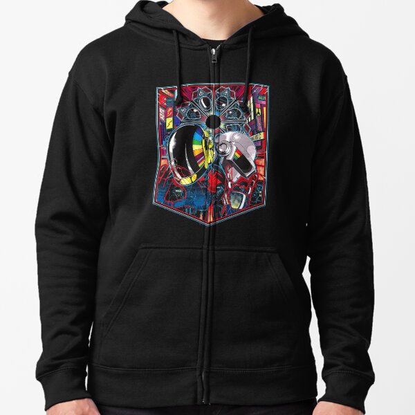 daft punk Veste zippée à capuche