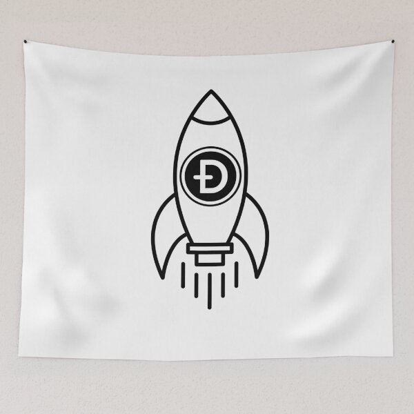 Item preview, Doge Coin To The Moon, or Skyrocketing Doge Coin; collection  designed and sold by Printdude.