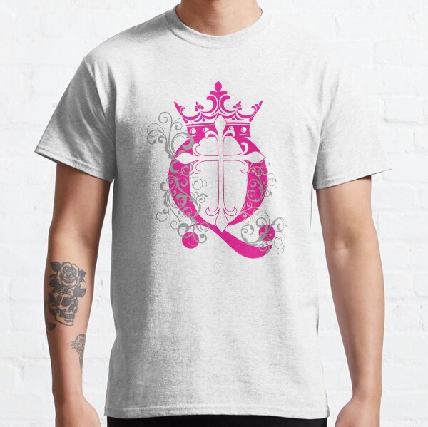Cross Q Crown in Pink Classic T-Shirt