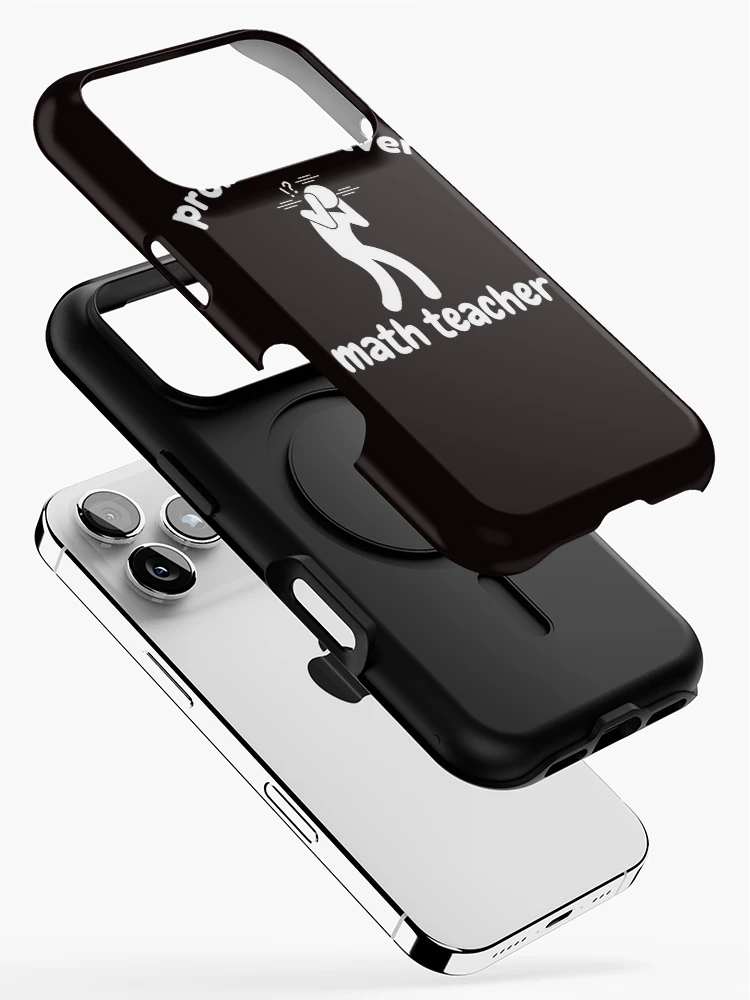 Thumbnail 2 of 4, iPhone Case, Problem Solver Math Teacher designed and sold by Slickyvert.